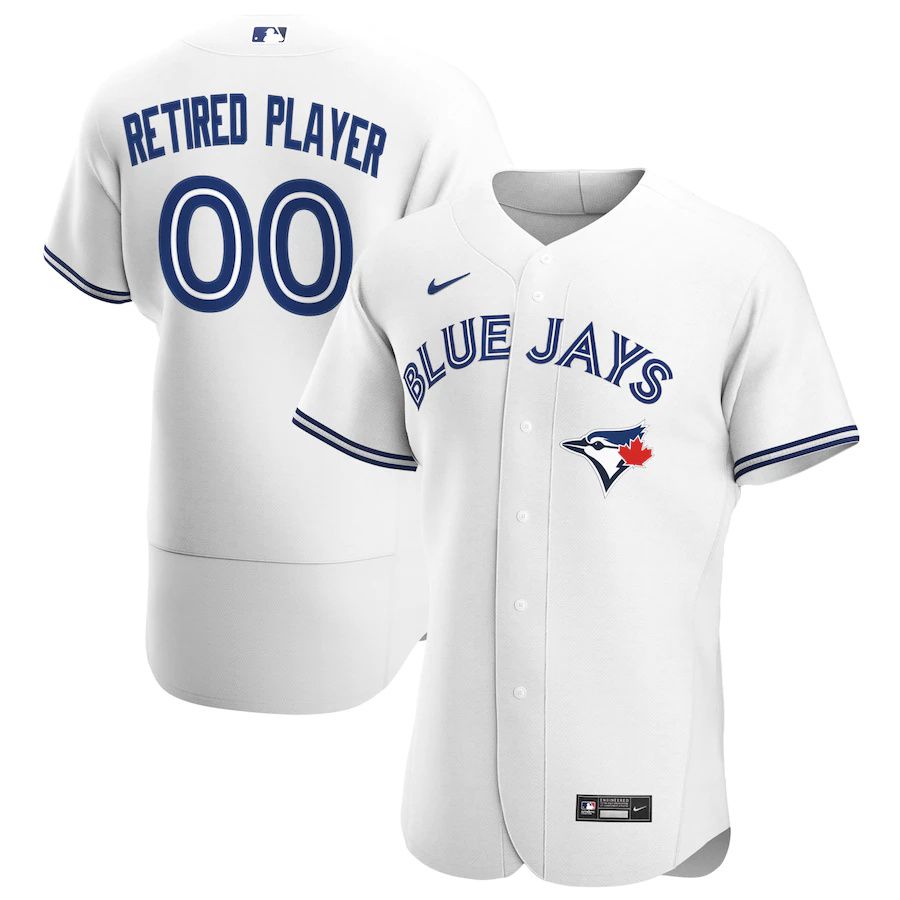 Mens Toronto Blue Jays Nike White Home Pick-A-Player Retired Roster Authentic MLB Jerseys->toronto blue jays->MLB Jersey